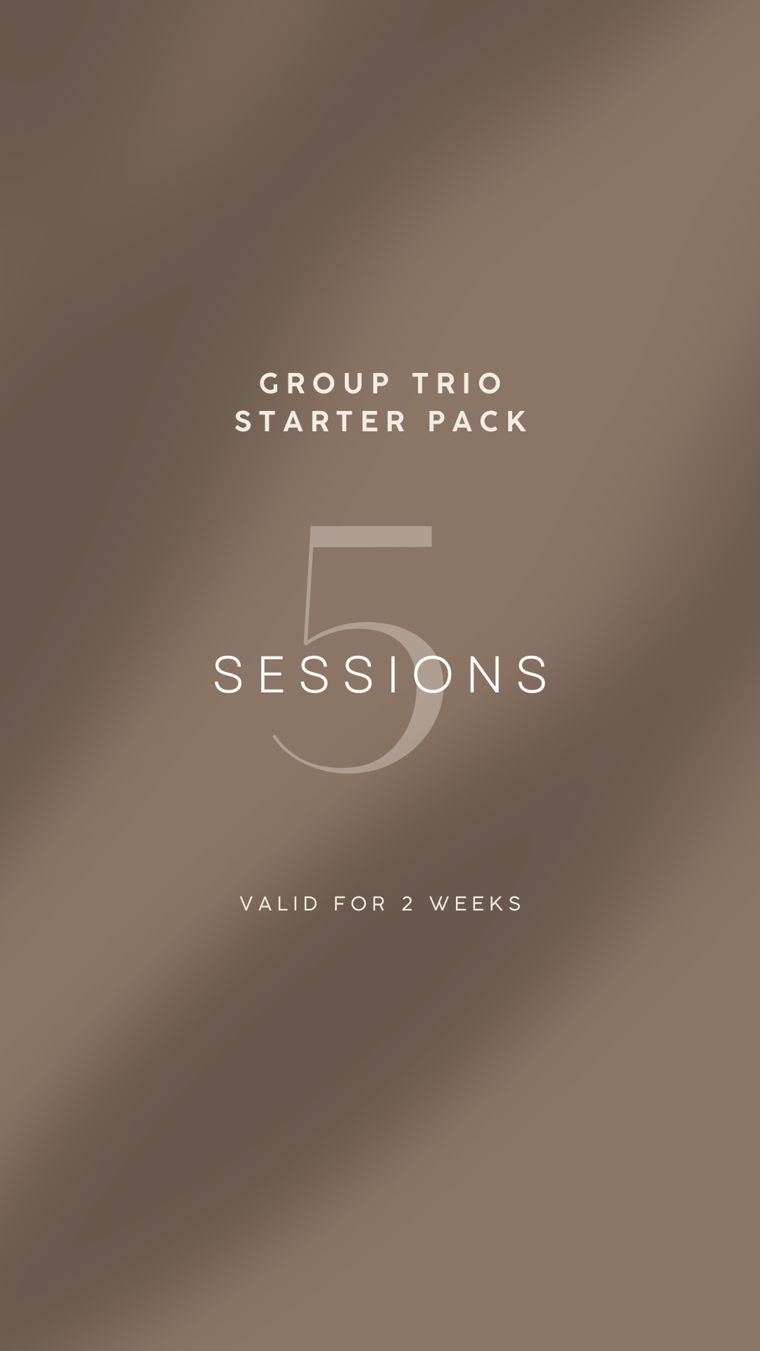 Group Booking - DUO or TRIO package