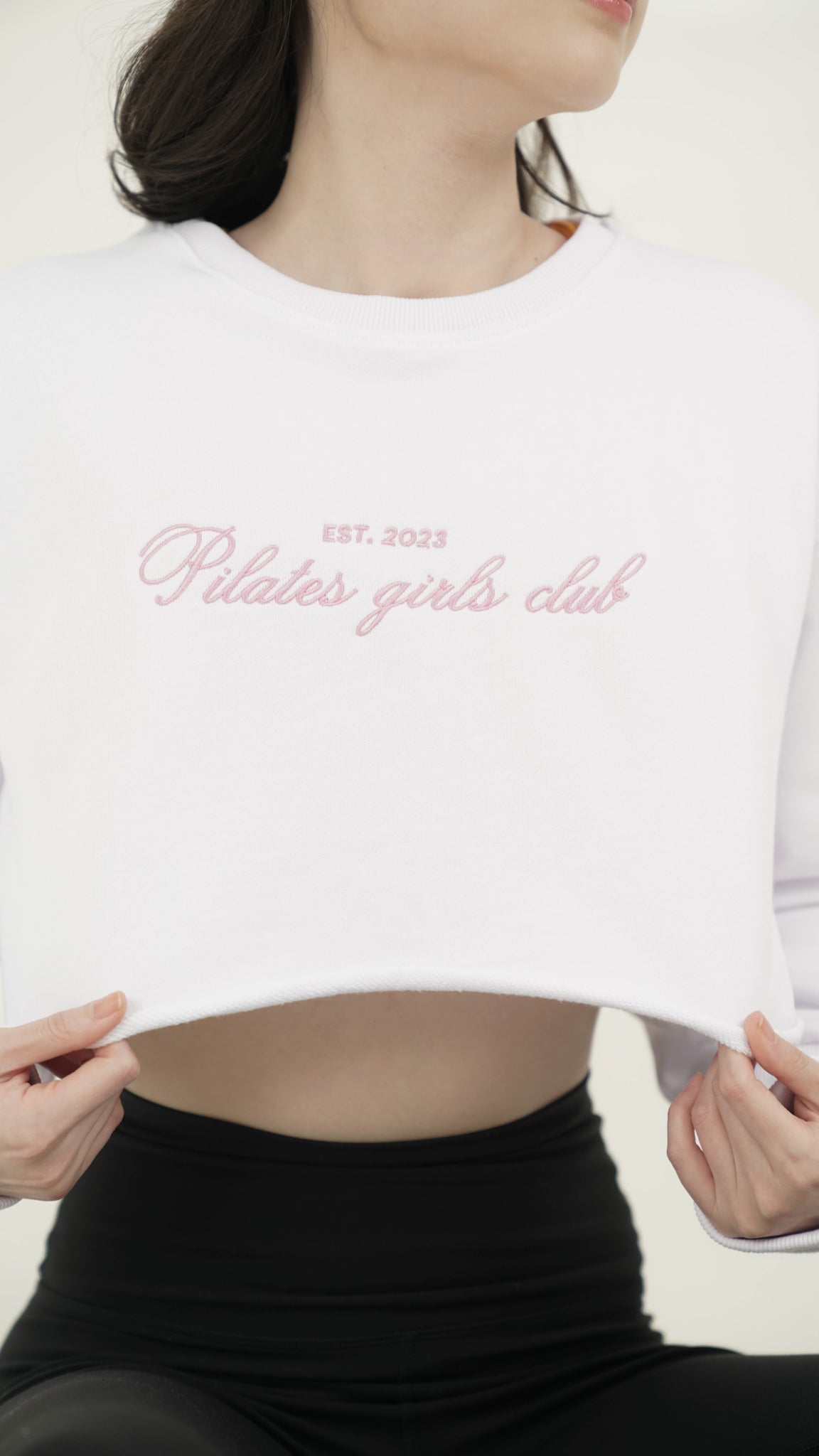 Pilates Girls Club Cropped Sweater